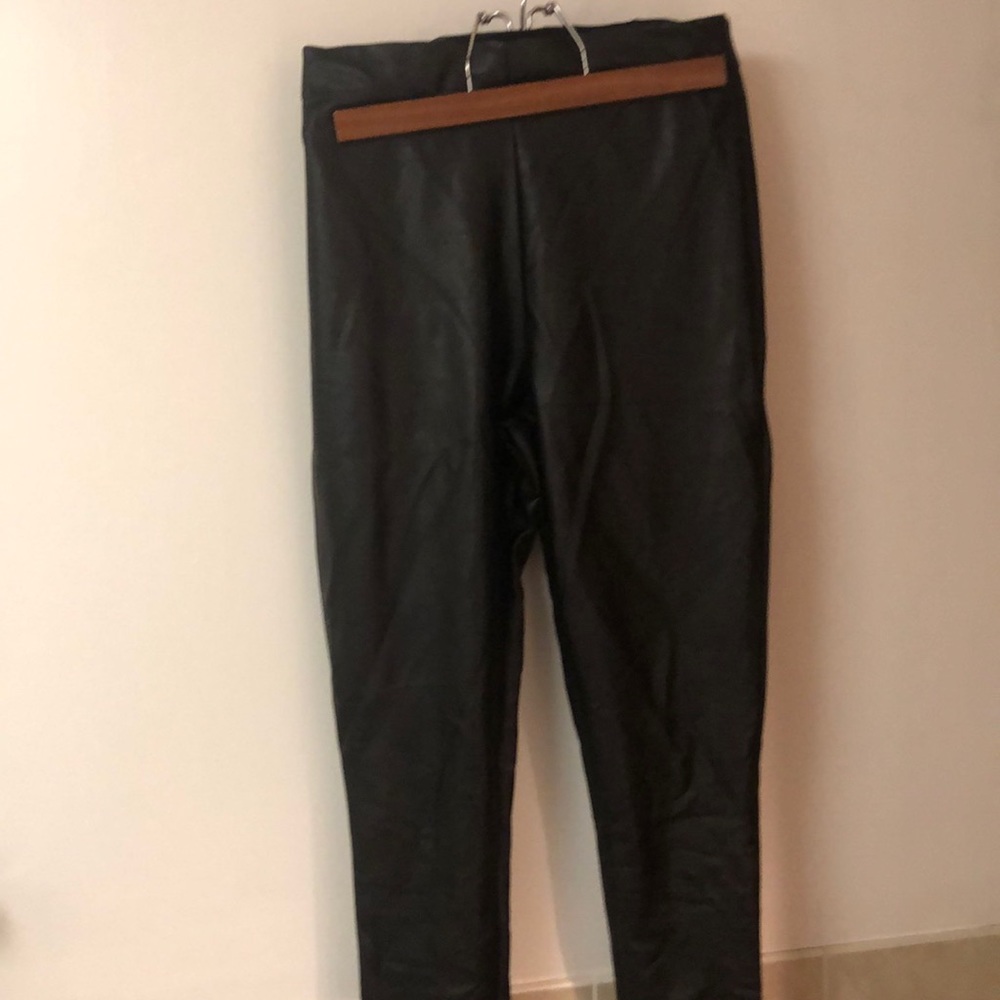 Garage faux leather pants size small